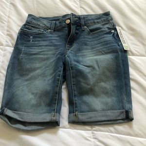 Denim Bermuda Shorts